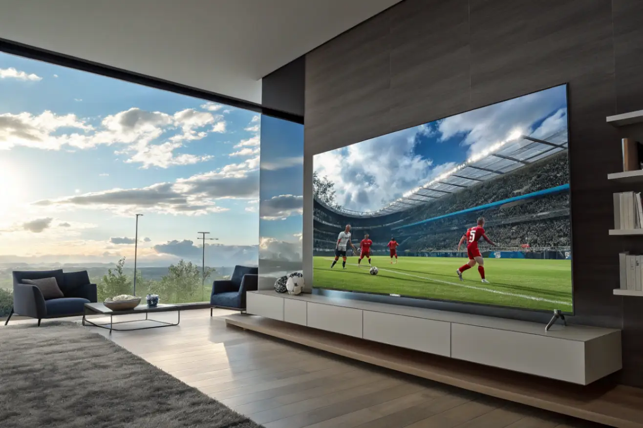 Samsung 130 дюймов и 8K меняют футбольные трансляции